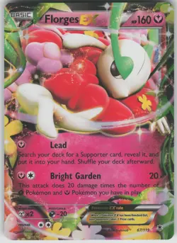 Pokemon TCG Florges EX Ultra Rare XY - Phantom Forces 67/119 - Image 1