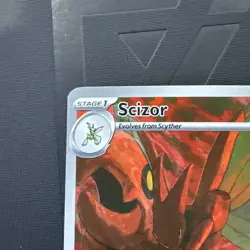 Scizor 205/197 Pokemon Obsidian Flames Illustration Rare Near Mint NM - Image 5