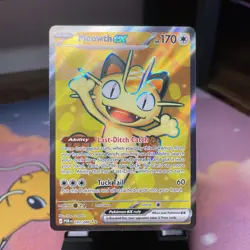 Meowth ex Full Art 107/088 Me03: Perfect Order Pokemon TCG - Image 1