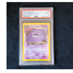 Pokemon 2002 Neo Destiny Dark Gengar 6/105 Holo Unlimited PSA 9 - Image 1