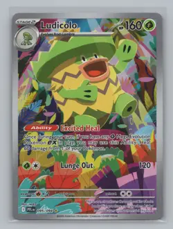 Ludicolo 095/094 ME02: Phantasmal Flames NM Pokemon TCG Illustration Rare - Image 1