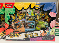 Pokemon TCG Ascended Heroes First Partner Deluxe Pin Collection Sealed Box Promo - Image 1