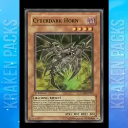 YUGIOH Cyberdark Horn CDIP-EN001 Super 1ST ED NM 💎 PACK FRESH 💎 - Image 1