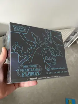 Pokemon Phantasmal Flames Pokemon Center ETB Elite Trainer Box New Sealed +cover - Image 1
