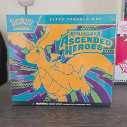 Pokemon Mega Evolution Ascended Heroes Elite Trainer Box Dragonite Zekrom - Image 1