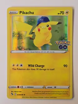 Pokemon Pikachu 028/078 - Pokemon GO Promo - Holo Rare - Image 1