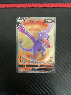 Pokemon - Aerodactyl V - 179/196 - SWSH11: Lost Origins - Full Art - NM - Image 1