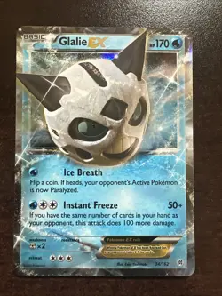 Glalie EX 34/162 LP (dent) Pokemon TCG CY Breakthrough - Image 1