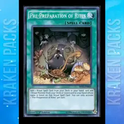 YUGIOH Pre-Preparation of Rites SHVI-EN065 Super 1ST ED NM 💎 PACK FRESH 💎 - Image 1