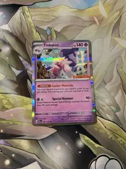 Pokemon TCG Tinkaton Paldea Evolved 105/193 Holo GameStop Promo Unsealed NM - Image 1