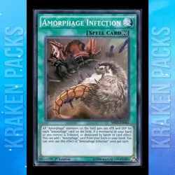 YUGIOH Amorphage Infection SHVI-EN063 Super 1ST ED NM 💎 PACK FRESH 💎 - Image 1