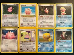 Pokemon TCG Vintage Lot of 11 Igglybuff Holofoil Cleffa Smoochum Unseen Forces - Image 2