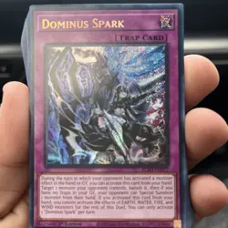 Dominus Spark Secret Rare First Edition Mint Condition Yu-Gi-Oh TCG Card - Image 3