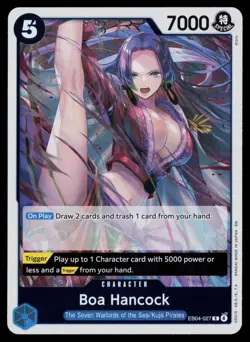 Boa Hancock EB04-027 Rare The Azure Sea's Seven One Piece Near Mint - Image 1