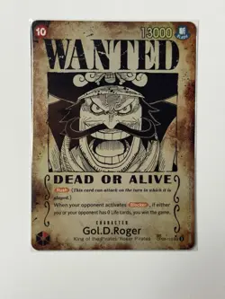 Gol D Roger Wanted Poster Alt Art One Piece TCG English OP09-118 SP SEC - Image 1