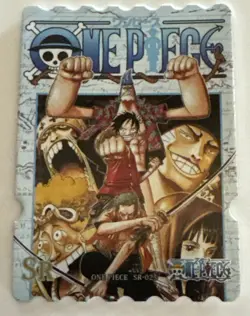 MONKEY D LUFFY SR SR-025 Diecut Style Thousand Sunny ONE PIECE Anime Card - Image 1