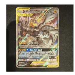 Pokemon Pikachu & Zekrom GX TAG TEAM Promo Holo SM168 SM English Card - Image 1