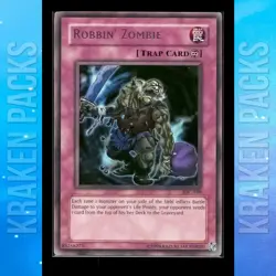 YUGIOH Robbin' Zombie IOC-109 Rare 1ST ED NM 💎 PACK FRESH/NO PLAY 💎 - Image 1