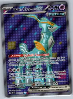 Iron Crown ex 191/162 SV05: Temporal Forces - Pokemon Card - NM - Image 1