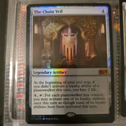 2 x MTG English The Chain Veils, NM, 1 Foil and 1 NonFoil, Magic 2015 Core Set - Image 1