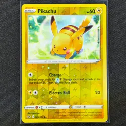 Pikachu - 065/202 - Reverse Cosmos Holo - Sword and Shield - Pokemon Card - NM/M - Image 1