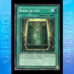 YUGIOH Book of Life PGD-033 Super Rare 1ST ED NM 💎 PACK FRESH/NO PLAY 💎 - Image 1