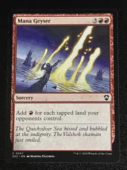 MTG Commander: Secrets of Strixhaven Mana Geyser 0247 NM - Image 1