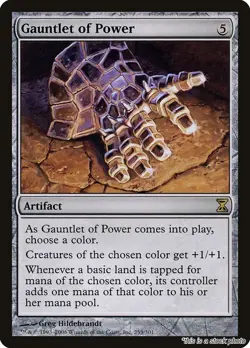 MTG Gauntlet of Power 255 Time Spiral NM Magic - Image 1