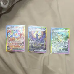 Pokemon Umbreon ex, Flareon ex, Leafeon ex Prismatic Evolutions Bundle - Image 1