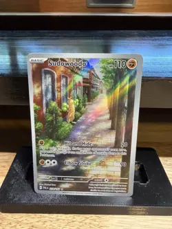 Pokemon TCG Sudowoodo SV02 Paldea Evolved 219/193 Illustration Rare Holo 2023 - Image 1