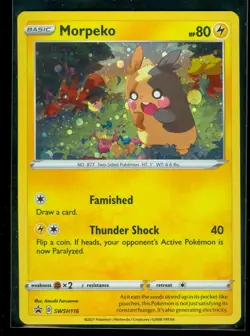 Pokemon MORPEKO SWSH116 - - RARE HOLO PROMO - MINT - Image 1