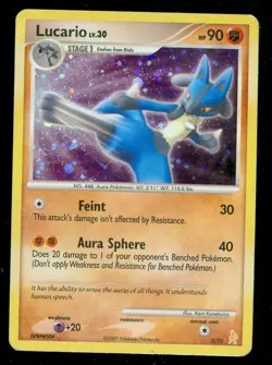 Pokemon LUCARIO 3/11 TRAINER KIT HOLO PROMO - MOD PLAY - Image 1