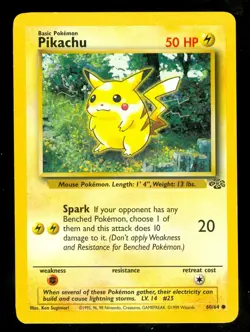 Pokemon PIKACHU 60/64 Jungle - - Lightly Played - Image 1