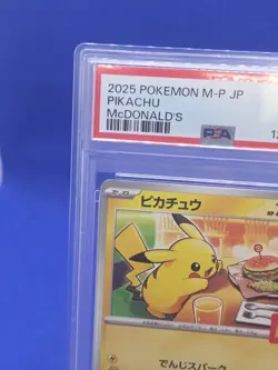 Japanese Pokemon Mcdonald’s Burger Pikachu 020/M-P Stamped Promo PSA 10 GEM MT - Image 3