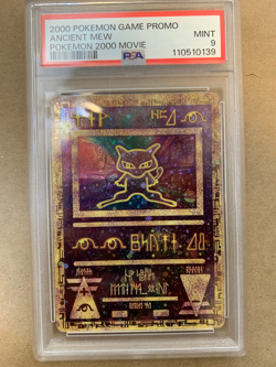 2000 POKEMON GAME PROMO POKEMON 2000 MOVIE ANCIENT MEW PSA 9 - Image 1