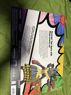 Pokemon Mega Evolution Ascended Heroes Premium Poster Collection Mega Lucario - Image 2