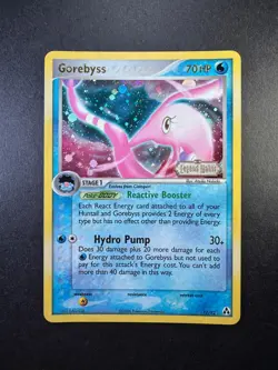 2006 Pokemon Gorebyss Reverse Holo 17/92 EX Legend Maker Stamped - Image 1