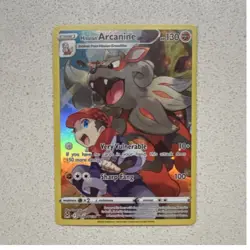 Pokemon Hisuian Arcanine TG08/TG30 Swsh11: Lost Origin Ultra Rare Holo 130HP - Image 1