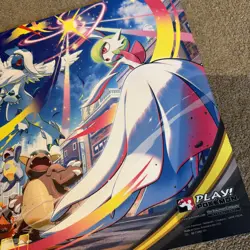 NEW! April Pokemon TCG Champion Play Mat Mega Gardevoir Lucario Absol League Cup - Image 4