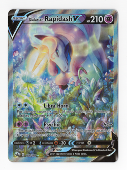Galarian Rapidash V - 168/198 - Pokemon Chilling Reign Alternate Art Rare NM - Image 1
