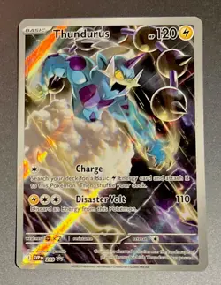 Thundurus 209 Full Art Holo Black Bolt 2025 Pokemon Center Promo - Image 1