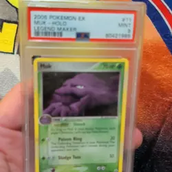 Pokemon TCG Muk Legend Maker 11/92 Holo Rare PSA 9 English 2006 - Image 2