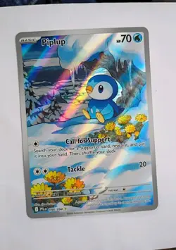 Piplup 098/094 - Illustration Rare - Pokemon TCG: Phantasmal Flames - NM/MINT - Image 1