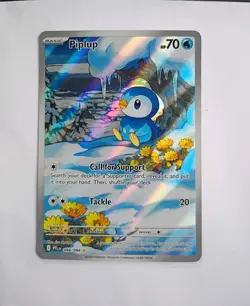 Piplup 098/094 - Illustration Rare - Pokemon TCG: Phantasmal Flames - NM/MINT - Image 2
