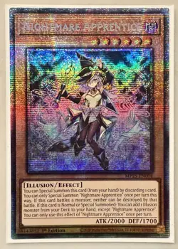 Yugioh! 1x Nightmare Apprentice MP25-EN004 Starlight Rare 1st Ed NM - Image 1