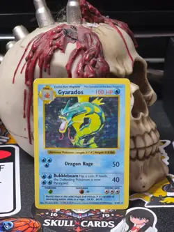 ☠☠ Pokemon Gyarados 006/102 Base Set (Shadowless) Holo - Image 1