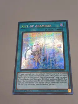 Yugioh Rite of Aramesir MP23-EN264 Prismatic Secret Rare 1st Edition NM - Image 2