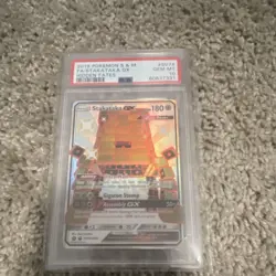 Pokemon Stakataka GX SV74/SV94 Hidden Fates Shiny Vault Holo PSA 10 2019 - Image 1