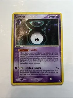 Pokemon TCG Unown (V) V/28 Unseen Forces Holo - Image 1