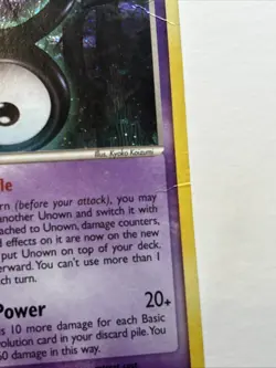 Pokemon TCG Unown (V) V/28 Unseen Forces Holo - Image 2